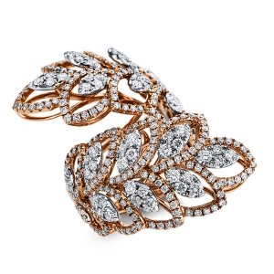 Ring 18 kt WG+RG