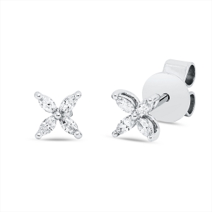 Ohrstecker 18 kt WG