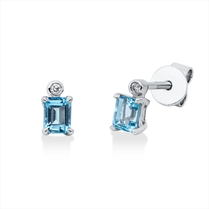 Ohrstecker 18 kt WG