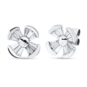 Ohrstecker 18 kt WG