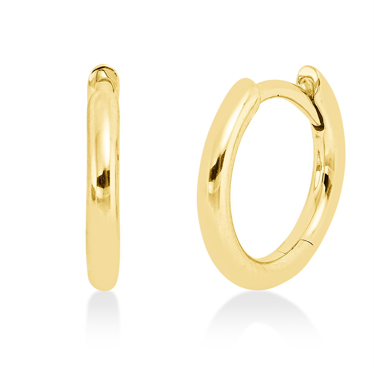 Creolen  18kt Gelbgold mit 0,00ct Diamanten
