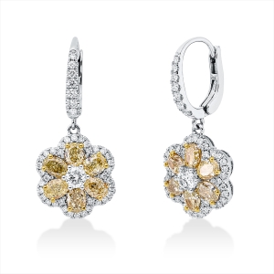 Ohrschmuck 18 kt WG+GG