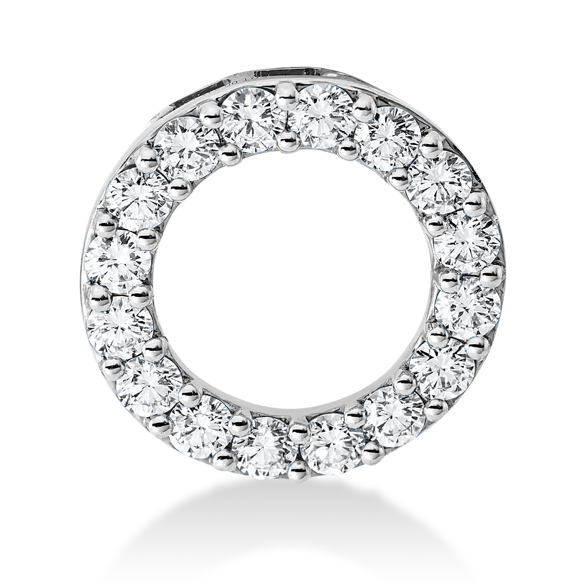 Anhänger 18 kt WG Kreis