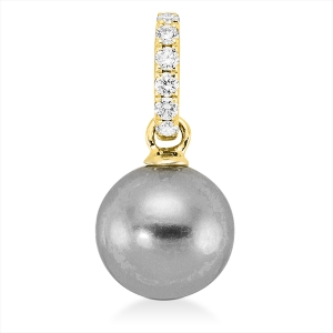 Anhänger  18kt Gelbgold mit 0,13ct Diamanten