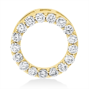 Anhänger 18 kt GG Kreis