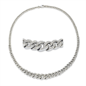 Collier 18 kt WG
