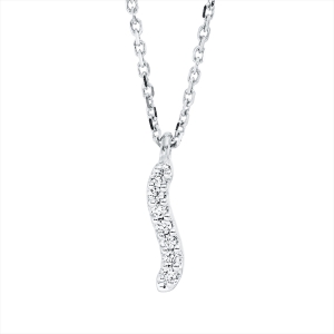Collier 18 kt RG, mit ZÖ 42 cm