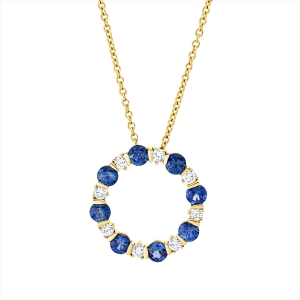 Collier 18 kt GG, mit ZÖ 40 cm + 43 cm