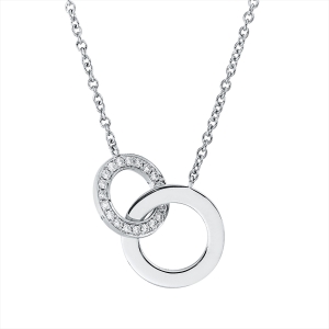 Collier 18 kt GG Kreis