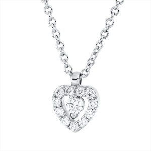 Collier 18 kt WG, mit Öse