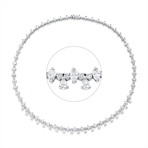 Collier 18 kt WG