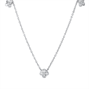 Collier 18 kt GG, mit ZÖ 40 cm, 42,5cm