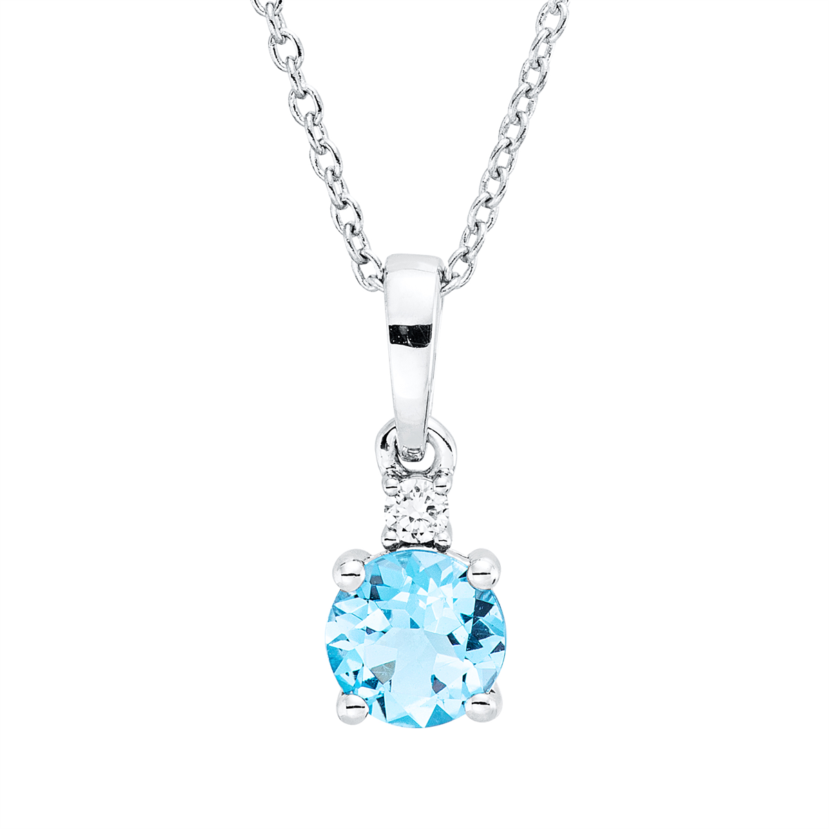 Collier 4er-Krappe 18 kt WG, mit ZÖ 40 cm,42,5cm