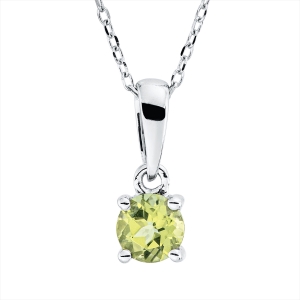Collier 4er-Krappe 18 kt WG, mit ZÖ 43 cm