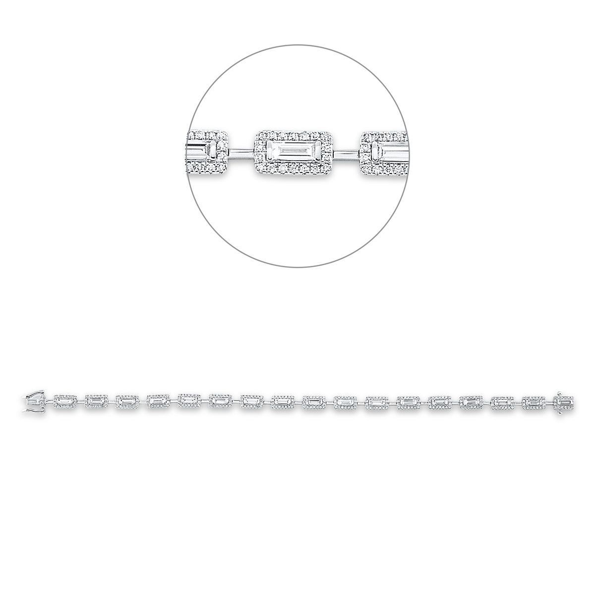 Armband 18 kt WG