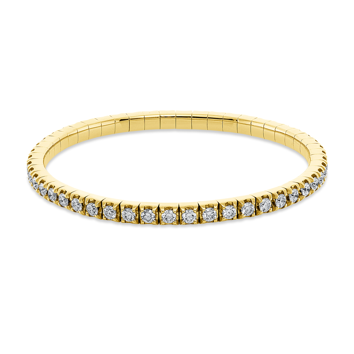 Armband 4er-Krappe 18 kt GG, Flex-Band, variabel