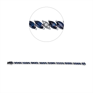 Armband 18 kt WG