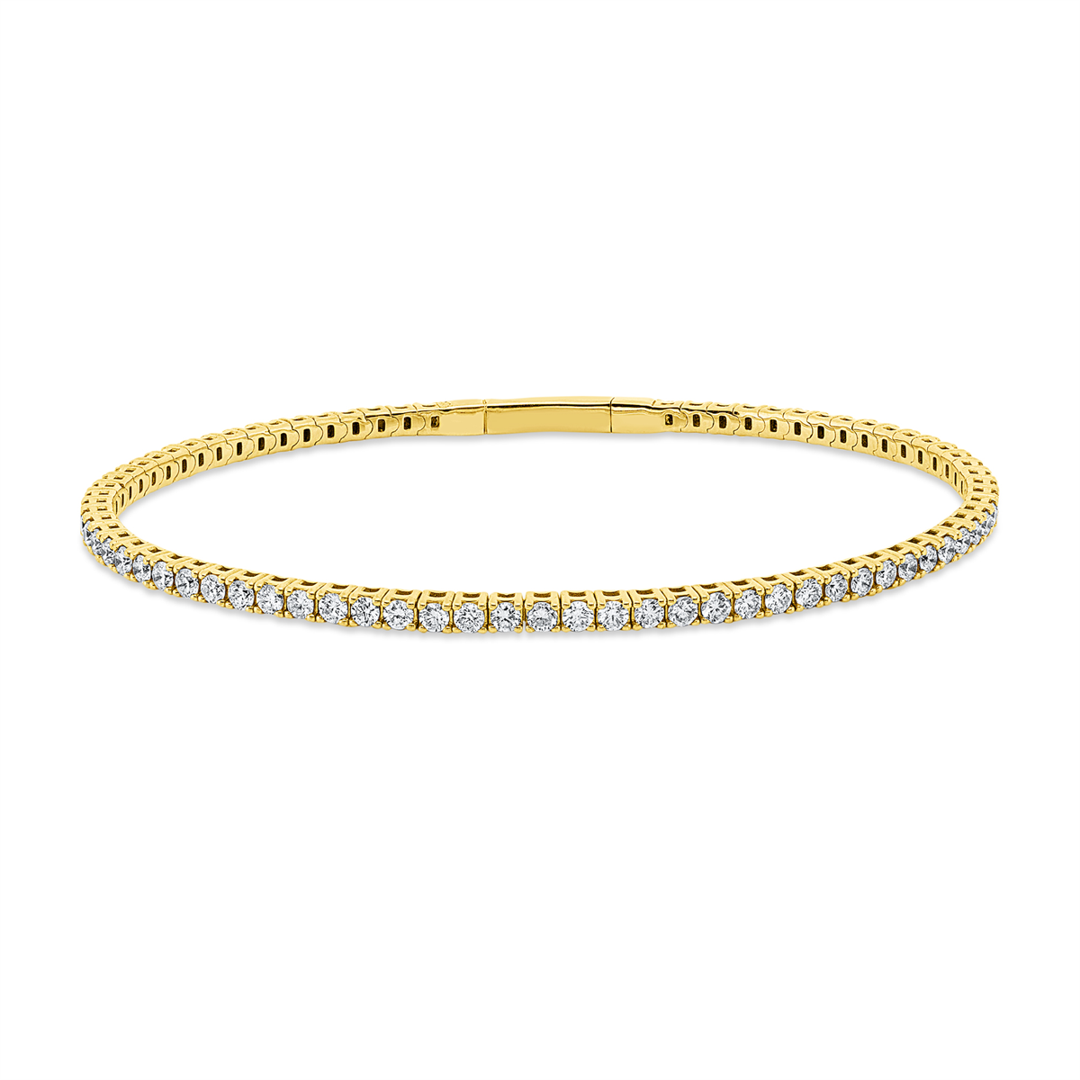 Armband 4er-Krappe 18 kt GG, flexibel