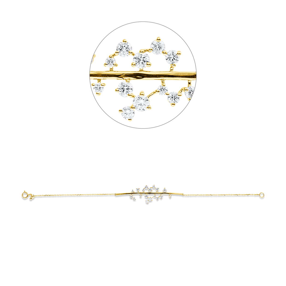 Armband 18 kt GG