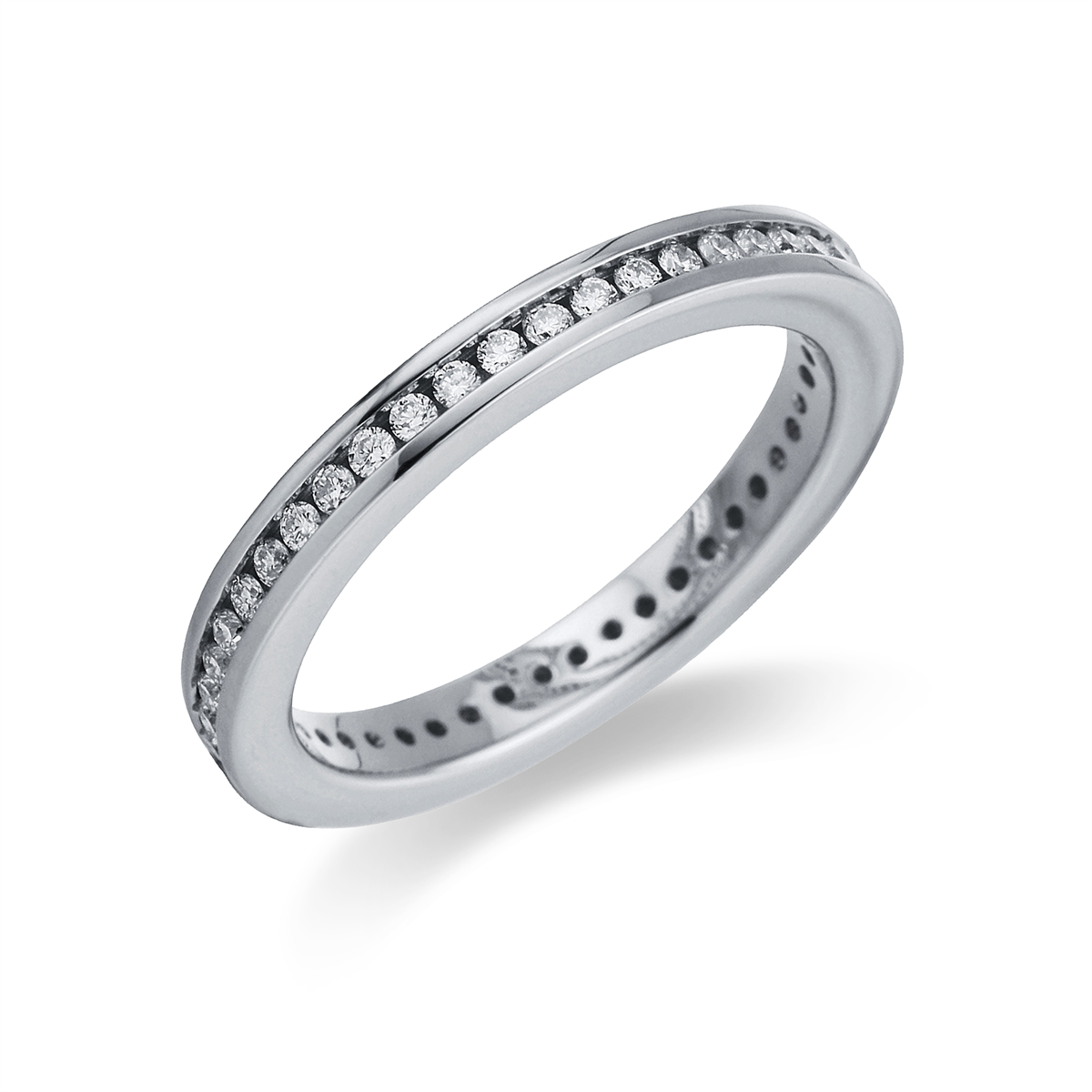 Infinity Memoire Ring  18kt Weißgold mit 0,47ct Diamanten
