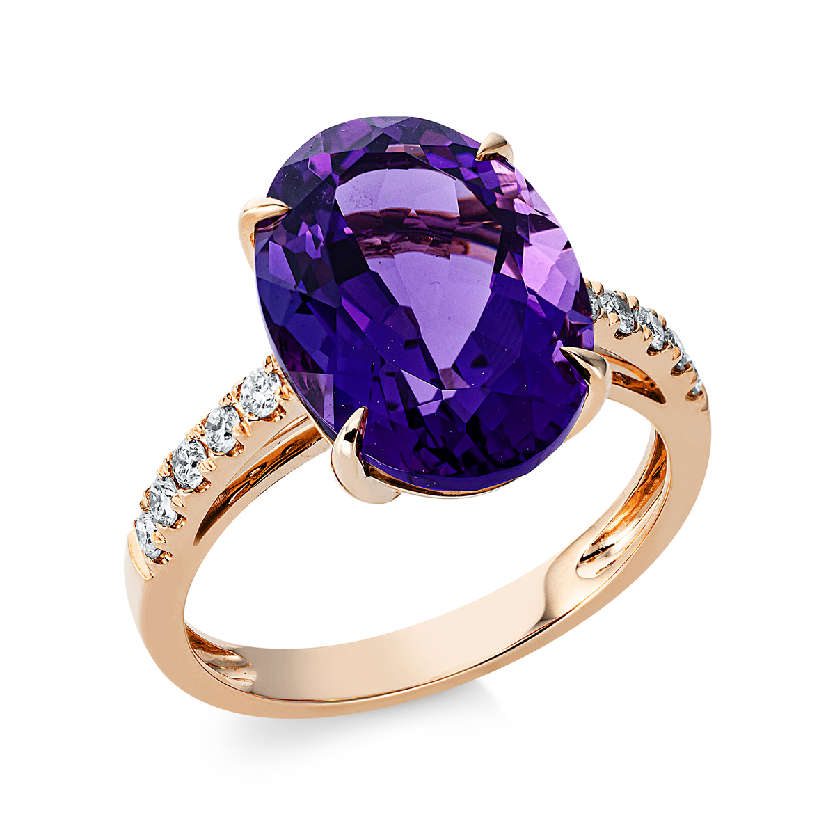 Ring 4er-Krappe 18 kt RG