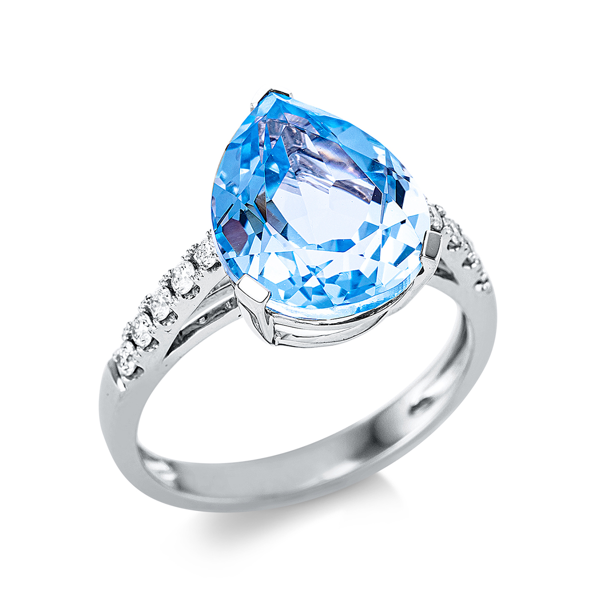 Ring 3er-Krappe 18 kt WG