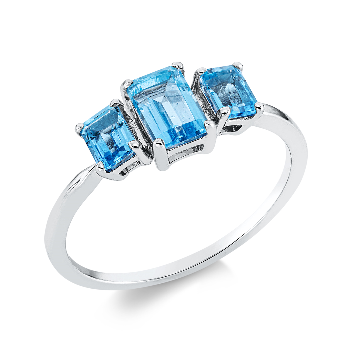 Ring 4er-Krappe 18 kt WG