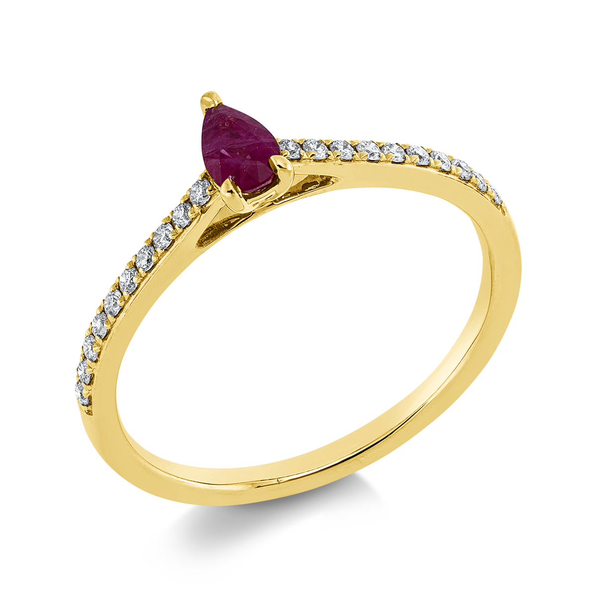 Ring 3er-Krappe 18 kt GG