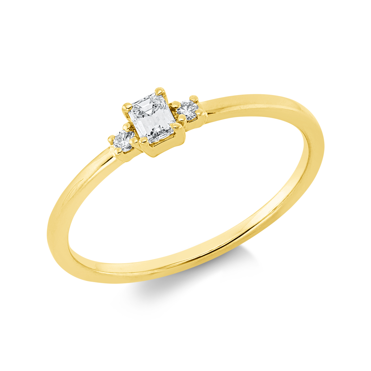 Ring 4er-Krappe 18 kt GG