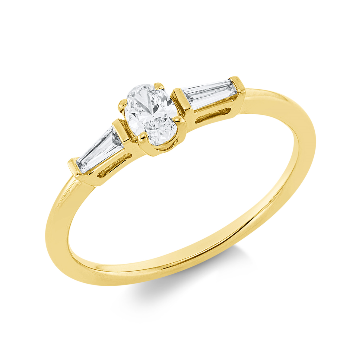 Ring 4er-Krappe 18 kt GG