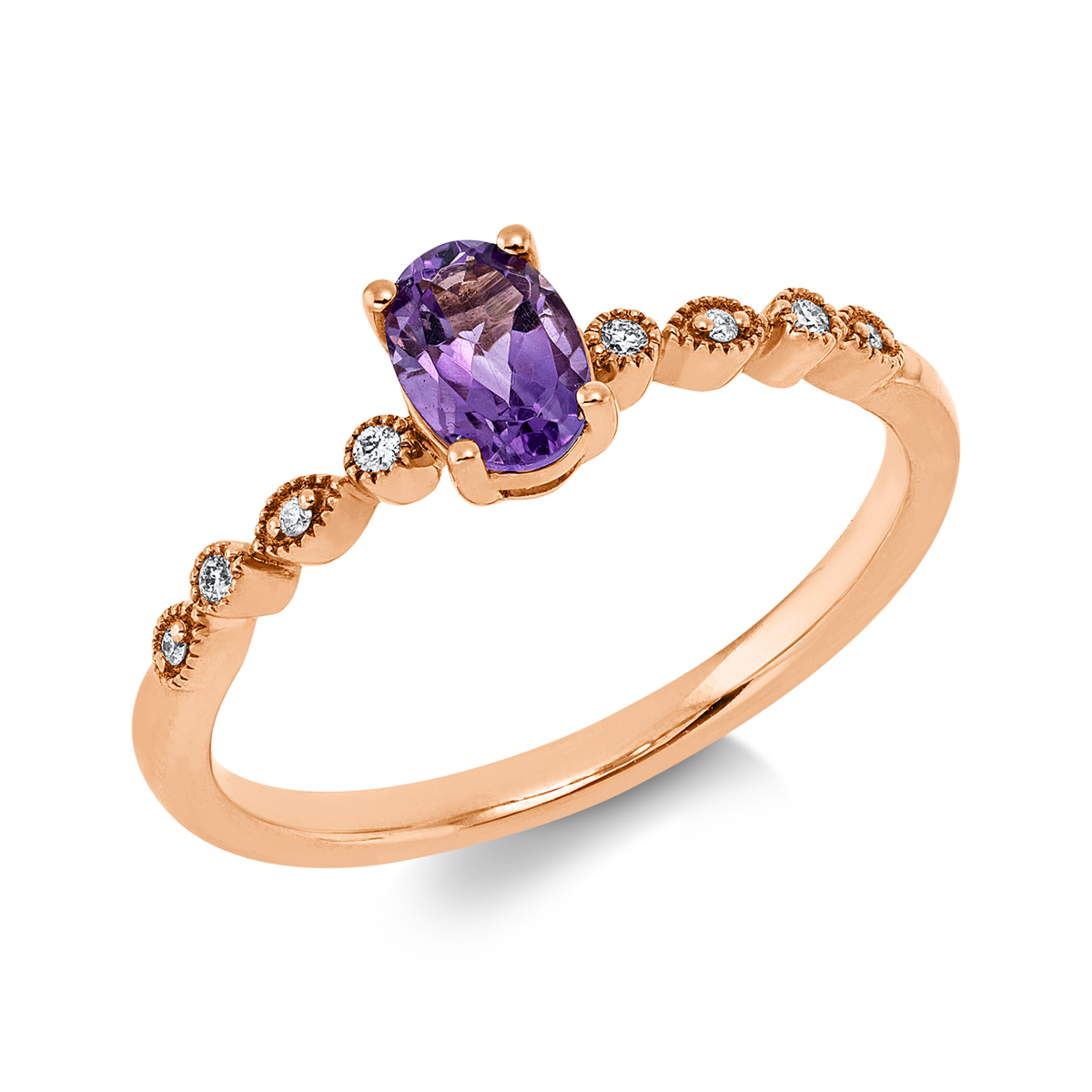 Ring 4er-Krappe 18 kt RG