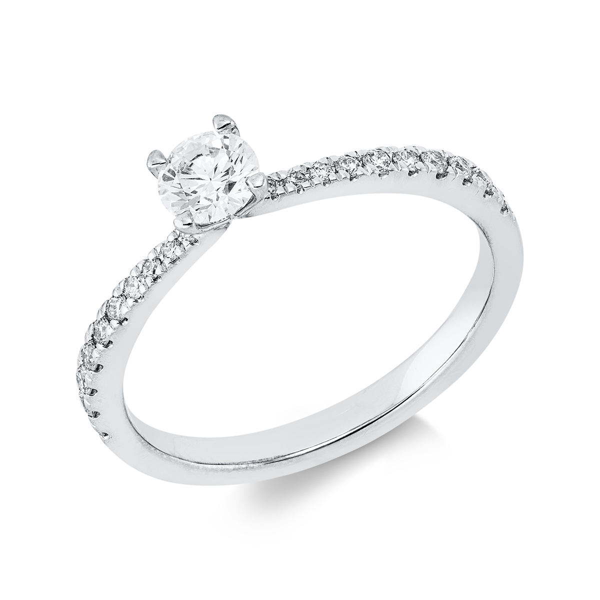 Ring 4er-Krappe 18 kt WG, GIA7511899713