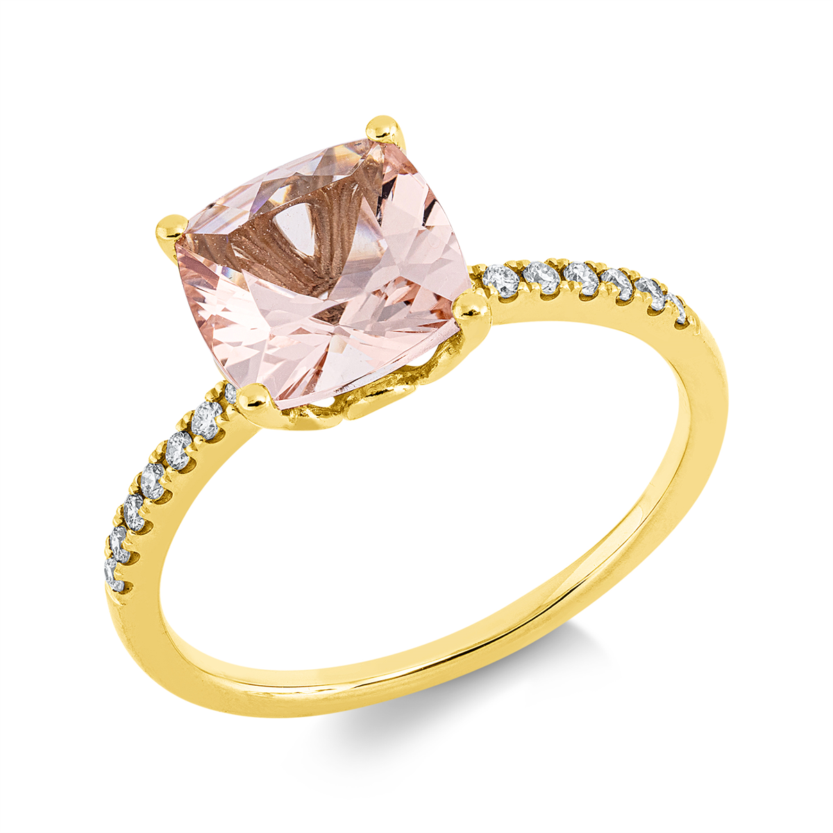 Ring 4er-Krappe 18 kt GG