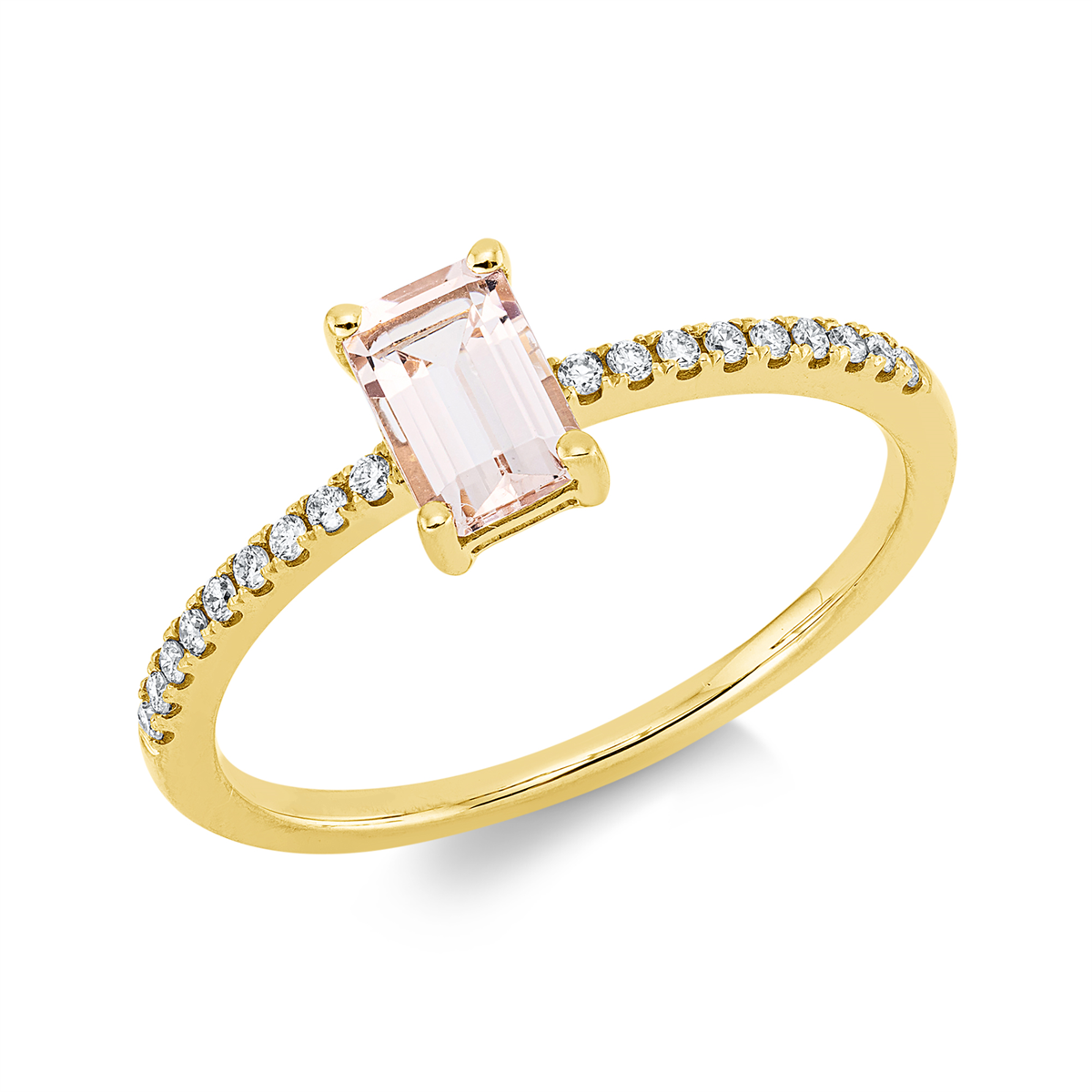 Ring 4er-Krappe 18 kt GG