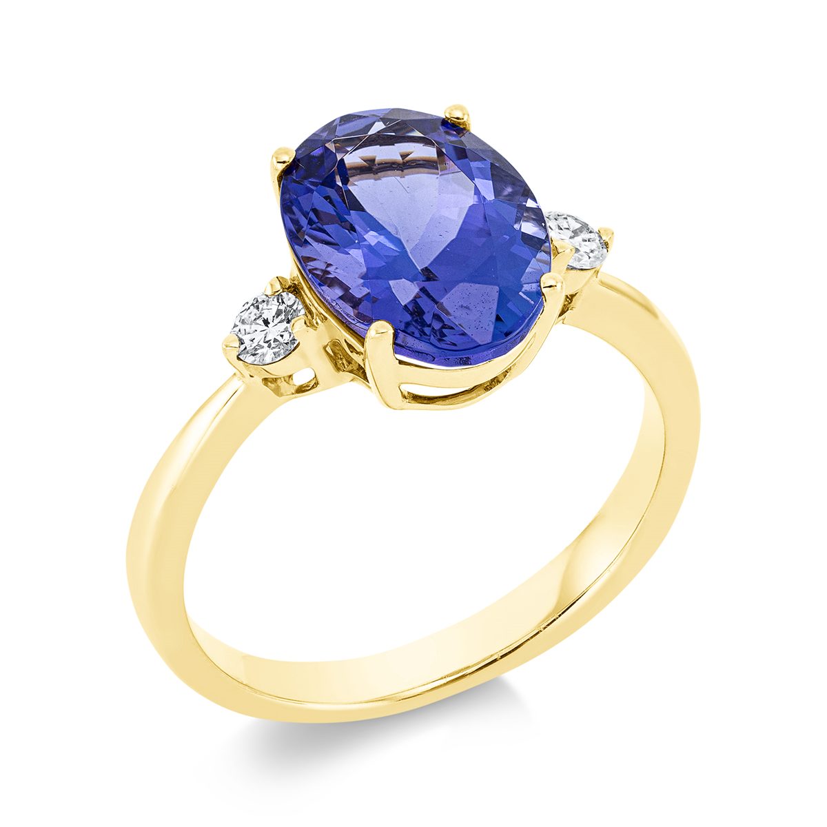 Ring 4er-Krappe 14 kt GG