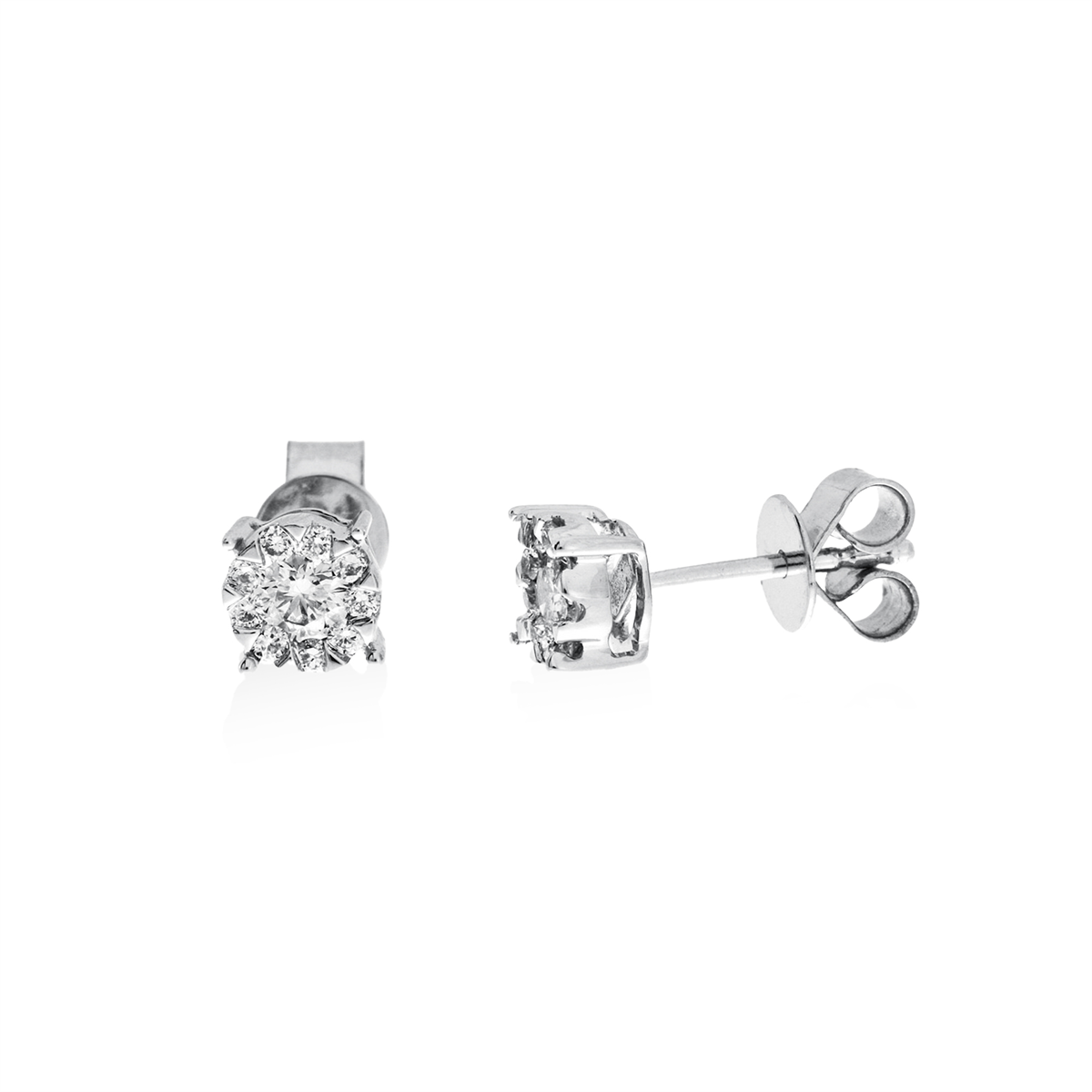 Ohrstecker 18 kt WG