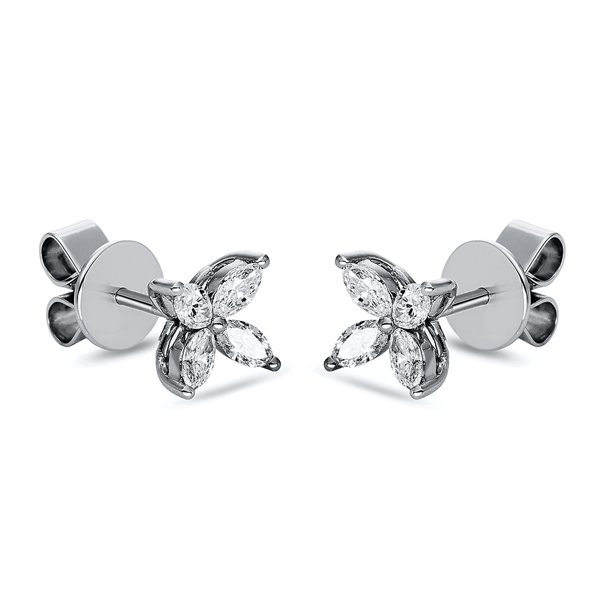 Ohrstecker 18 kt WG