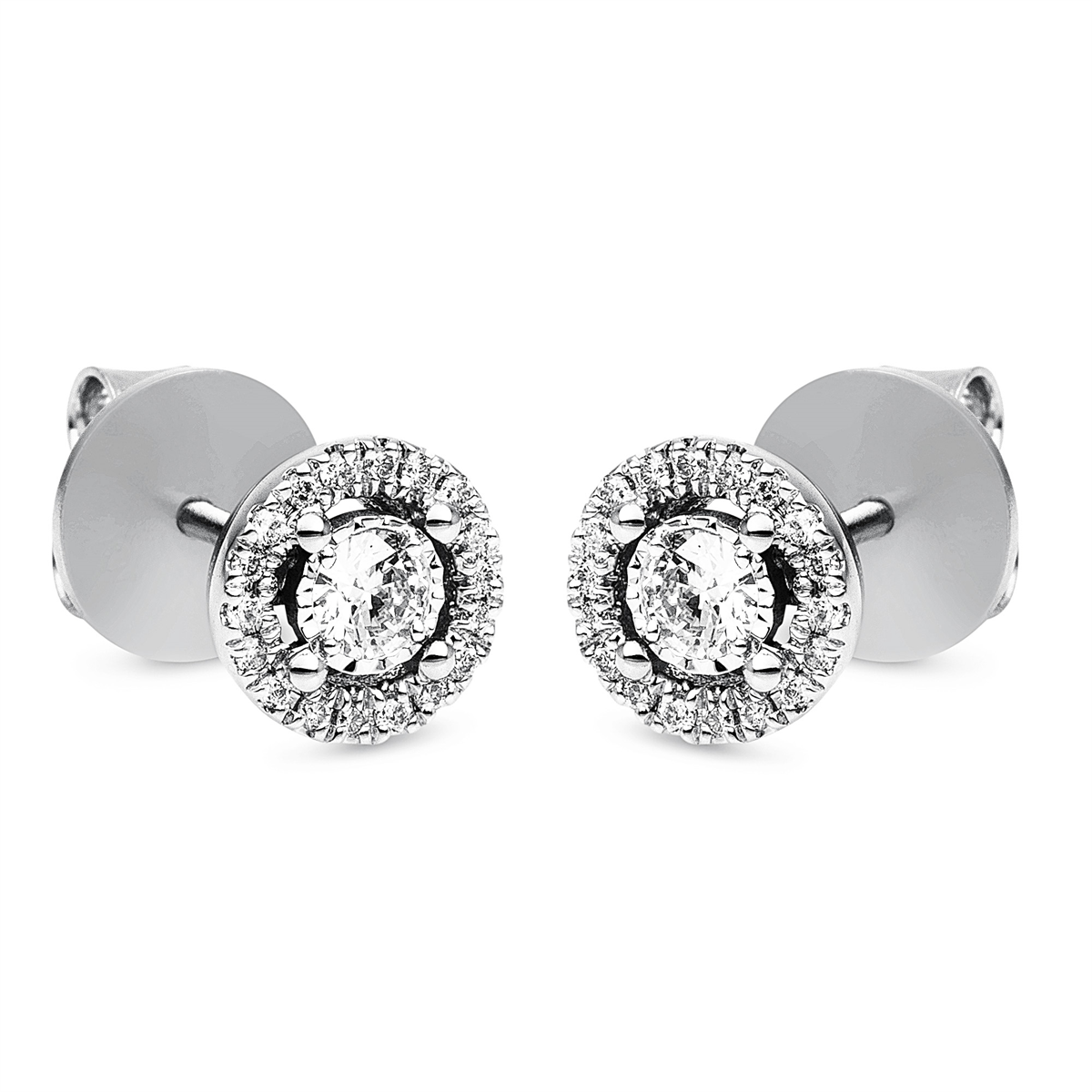 Ohrstecker 18 kt WG