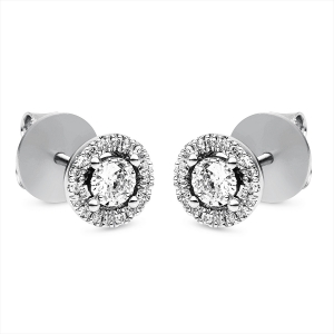 Ohrstecker 18 kt WG