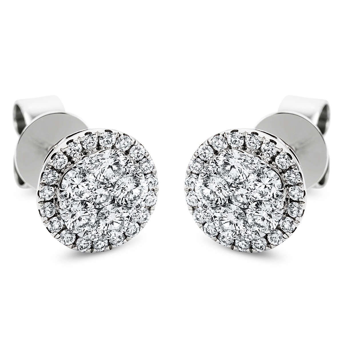 Ohrstecker 18 kt WG