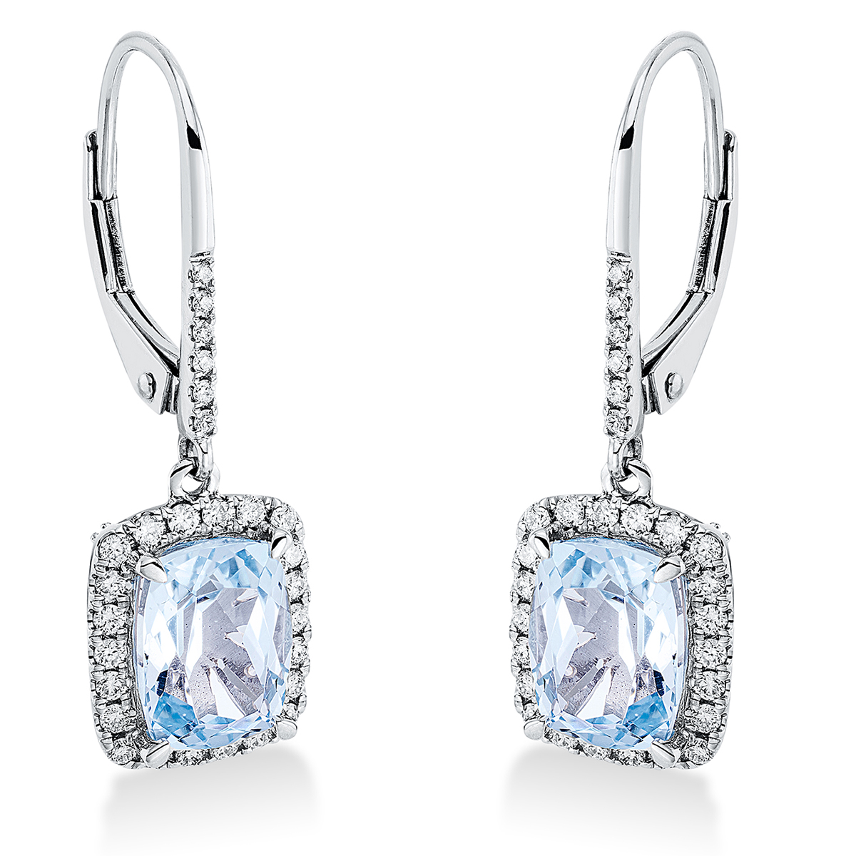 Ohrschmuck 4er-Krappe 18 kt WG