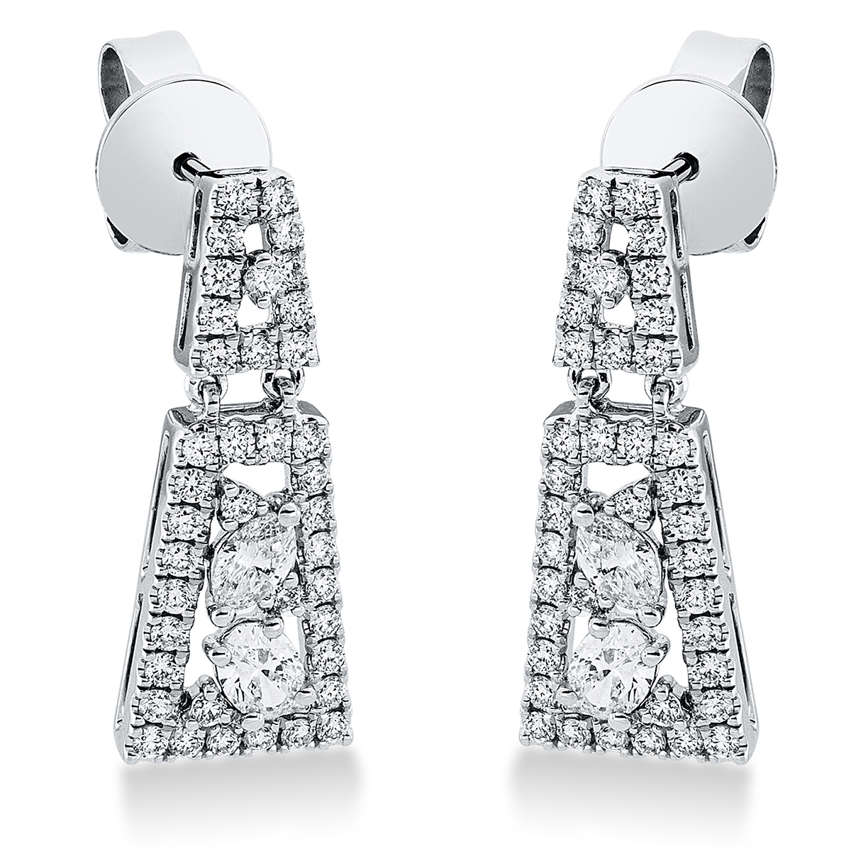 Ohrschmuck 18 kt WG