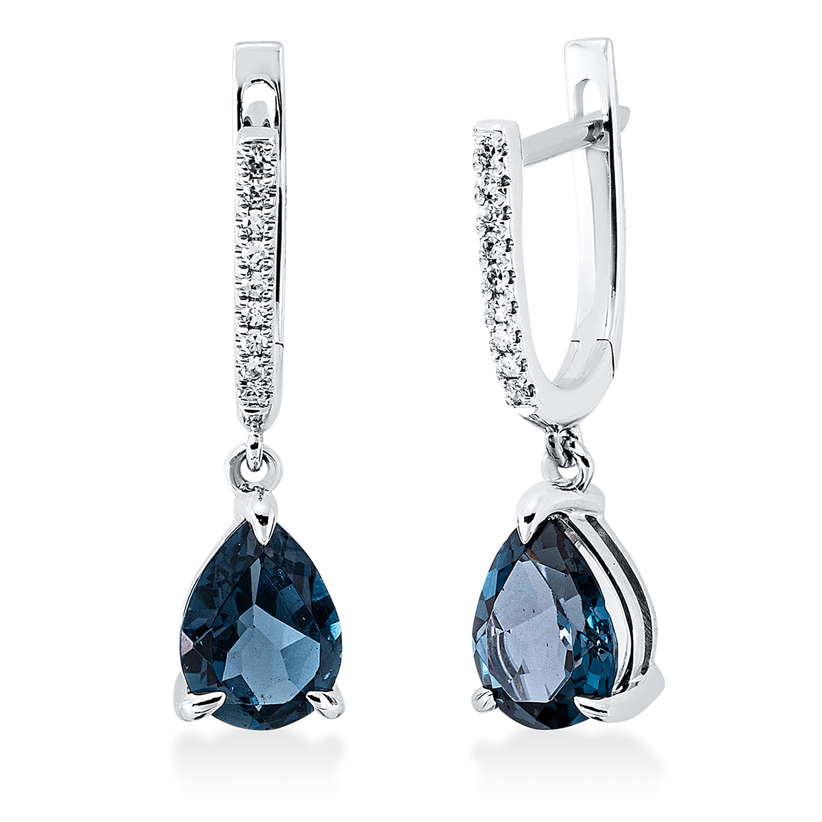Ohrschmuck 3er-Krappe 18 kt WG