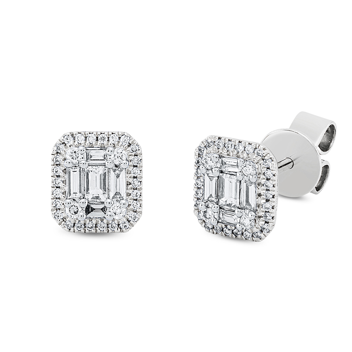 Ohrstecker 18 kt WG