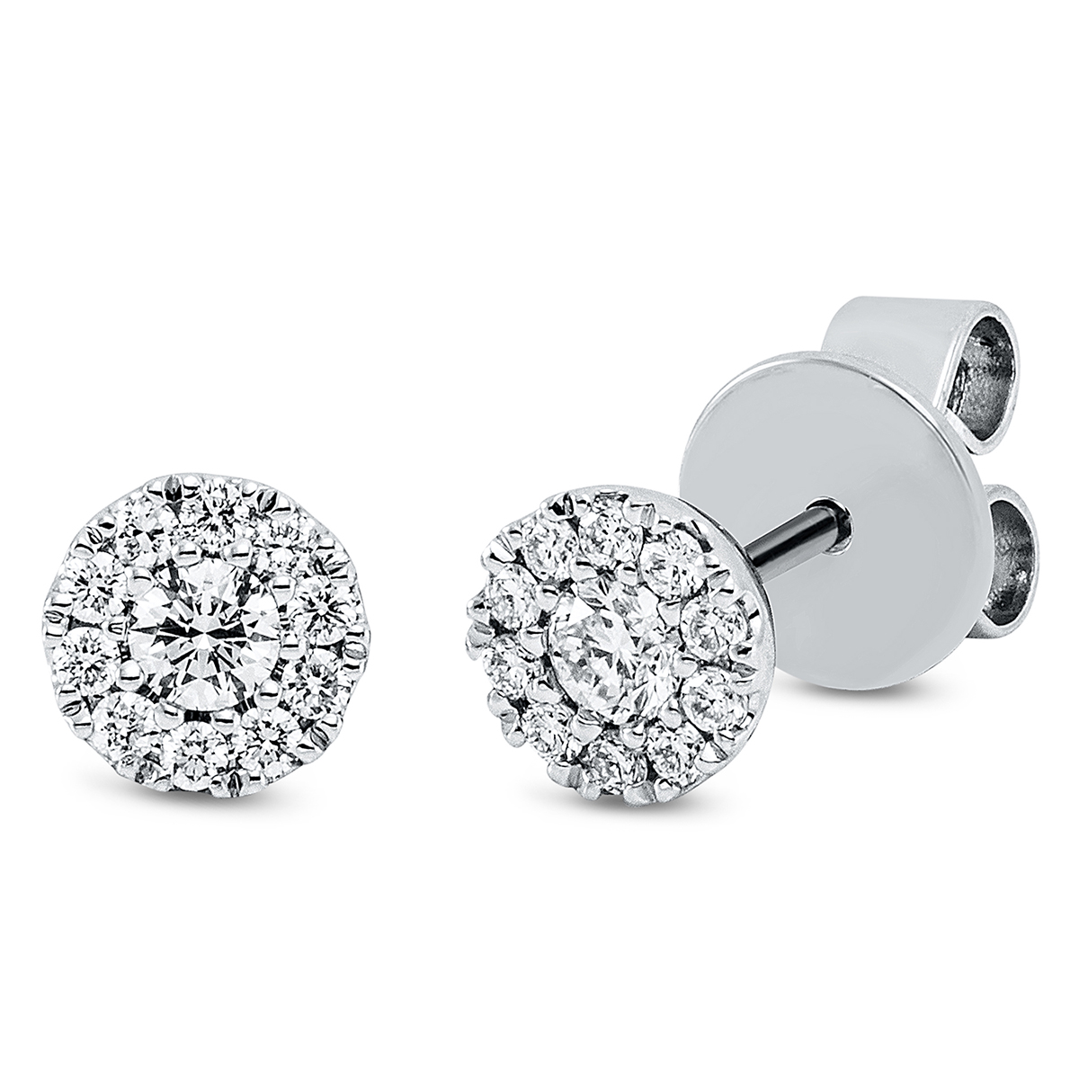 Ohrstecker 18 kt WG