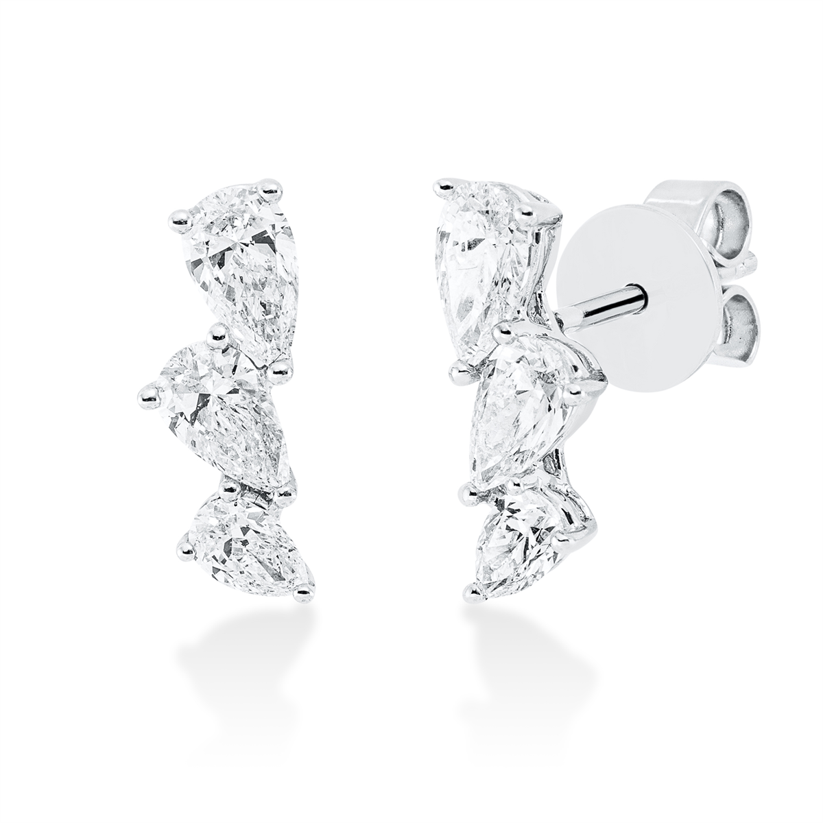 Ohrstecker 18 kt WG