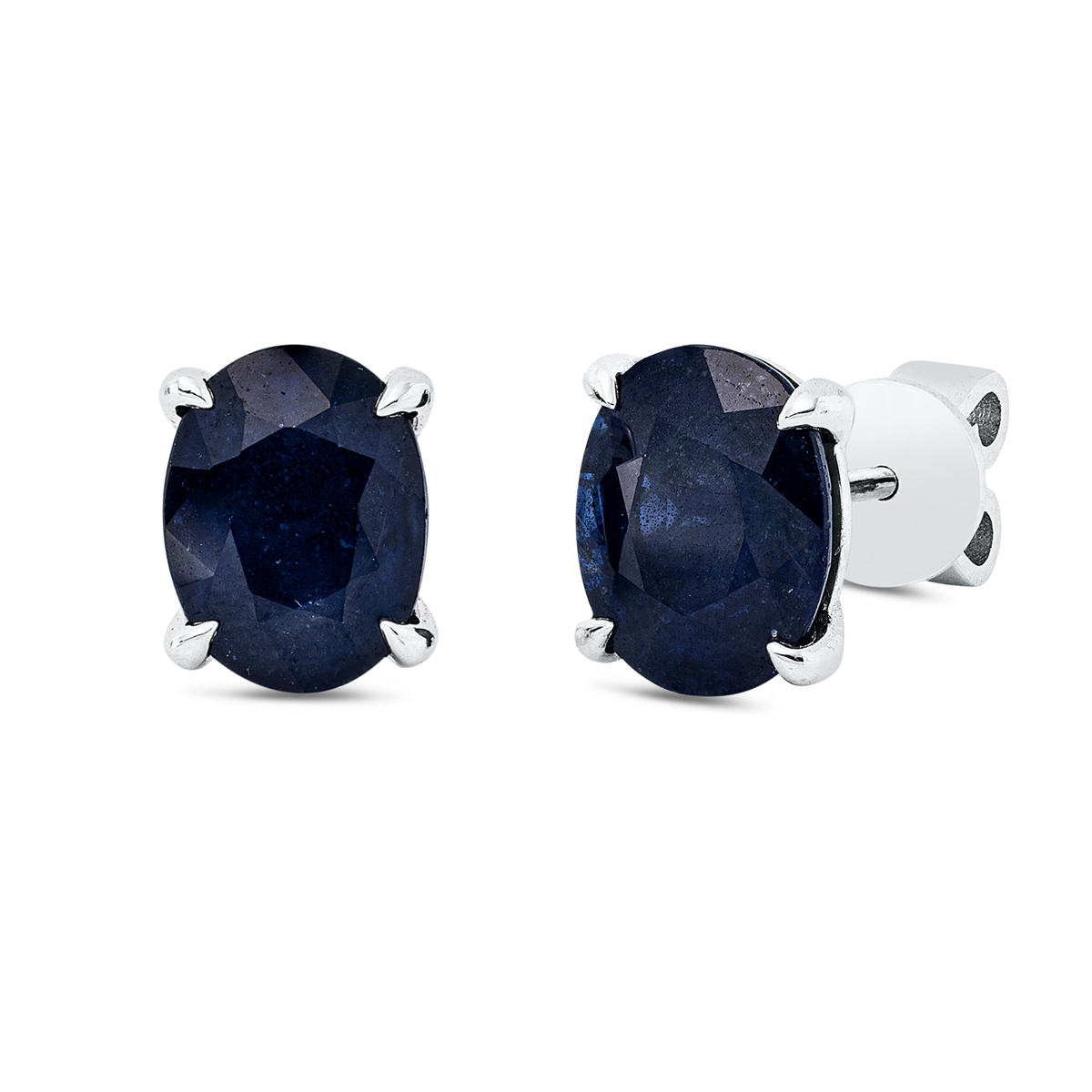 Ohrstecker 4er-Krappe 18 kt WG