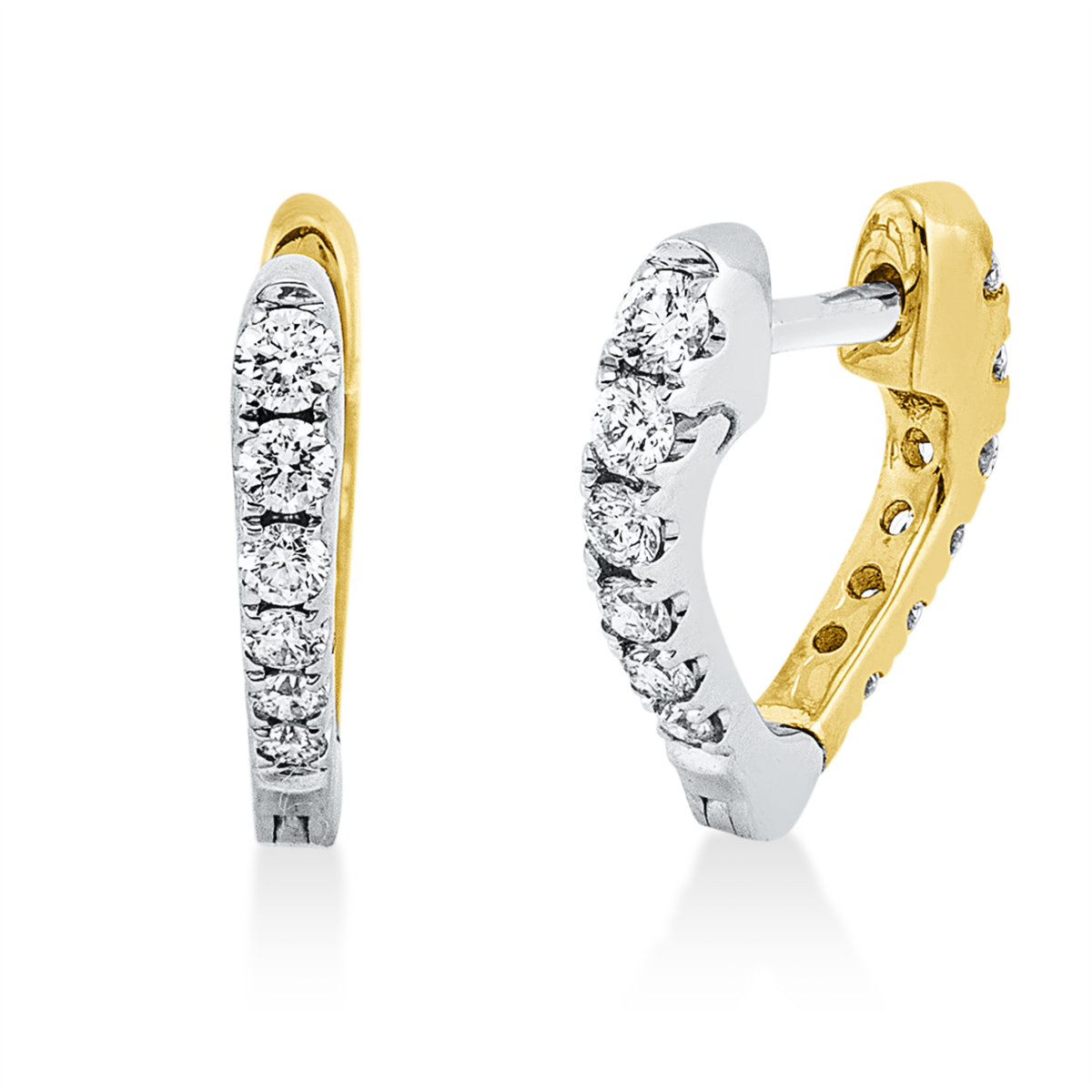 Creolen 18 kt WG+GG