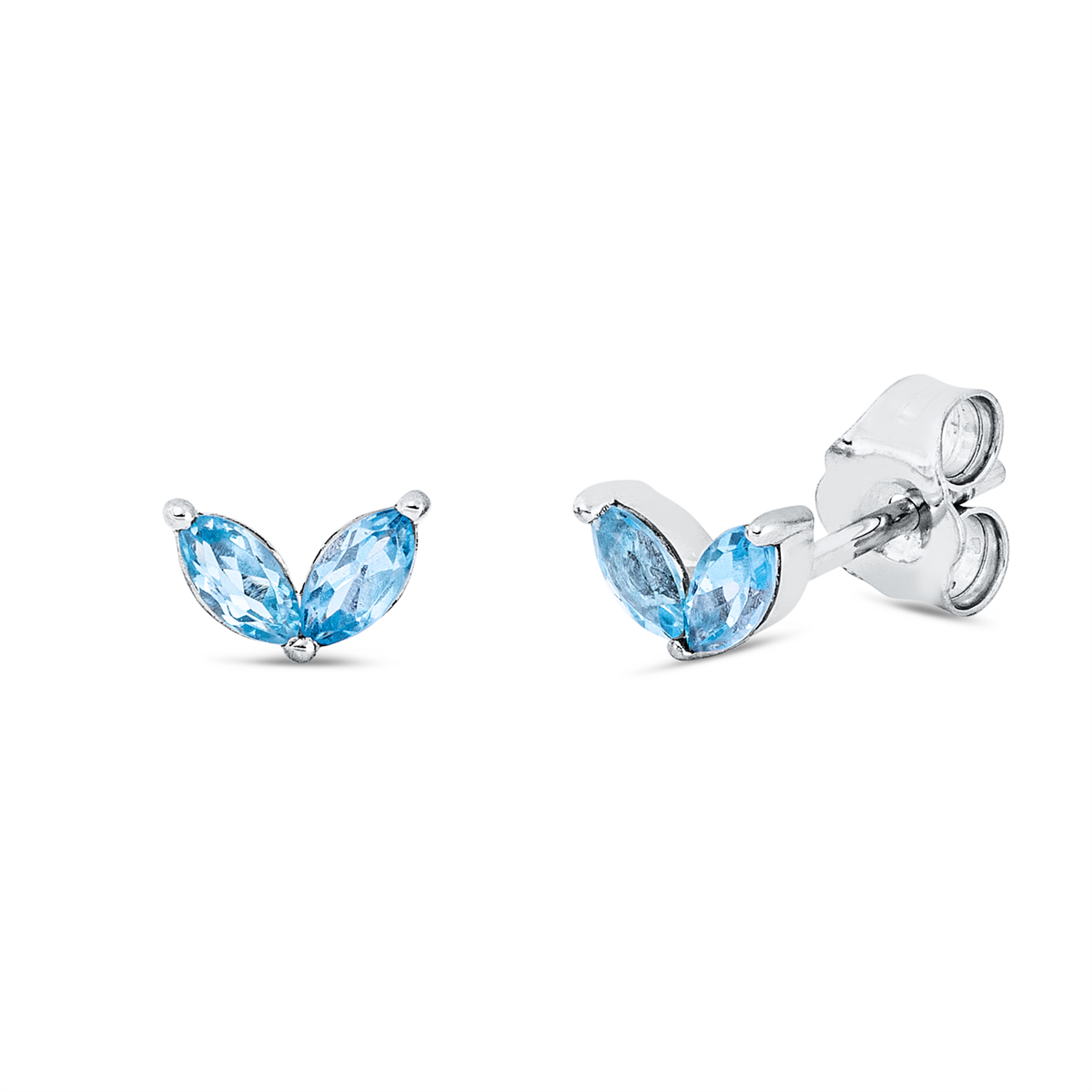 Ohrstecker 18 kt WG
