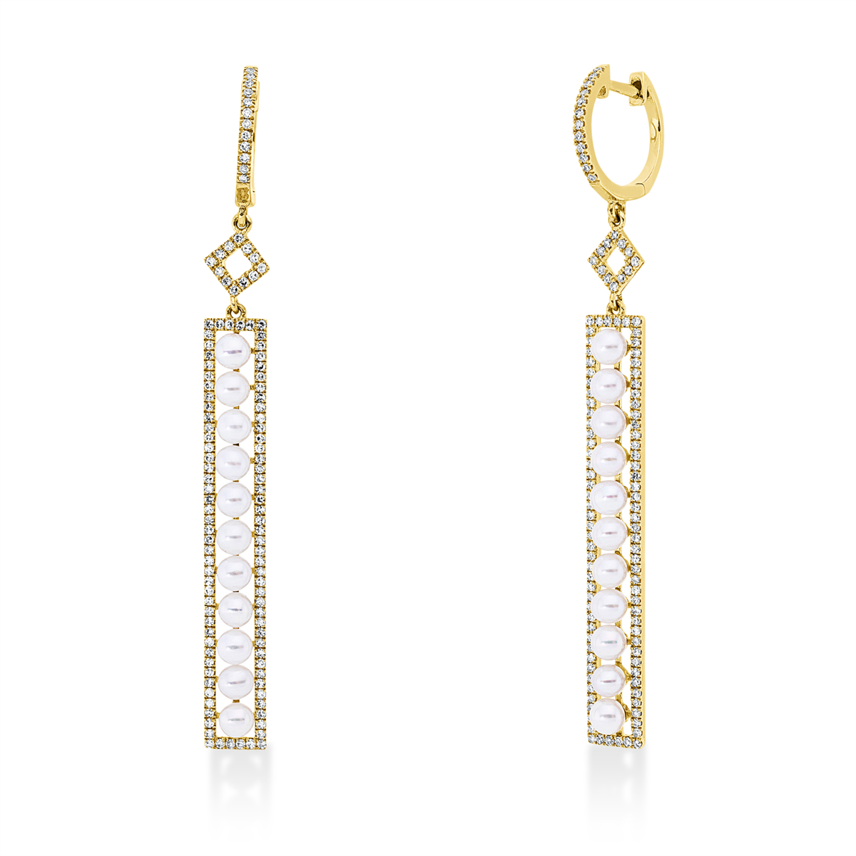 Ohrschmuck  18kt Gelbgold mit 0,55ct Diamanten
